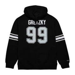 Wayne Gretzky Los Angeles Kings Mitchell & Ness 1993 Name & Number Premium Pullover Hoodie Black