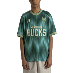 Milwaukee Bucks Authmade x NBA Soccer Kit Fashion Jersey - Green outlet