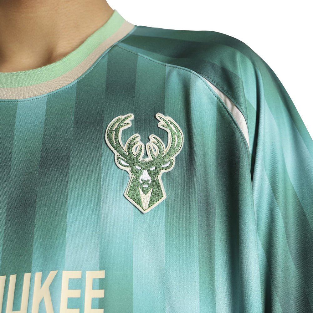 Milwaukee Bucks Authmade x NBA Soccer Kit Fashion Jersey - Green outlet