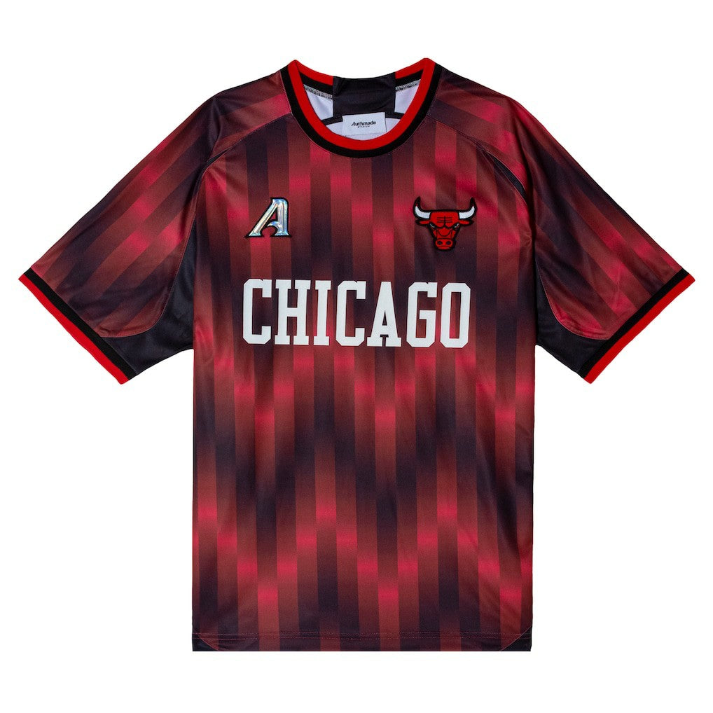 Chicago Bulls Authmade x NBA Soccer Kit Fashion Jersey sale - Red for sale