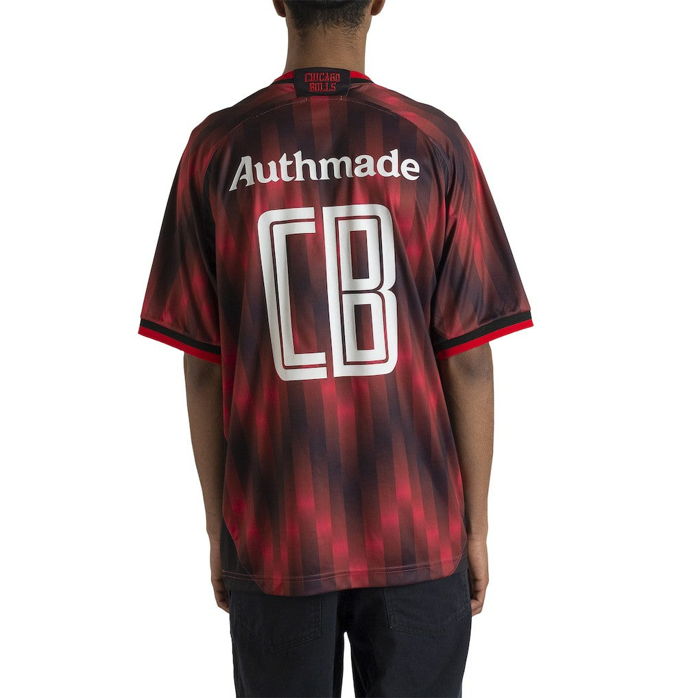 Chicago Bulls Authmade x NBA Soccer Kit Fashion Jersey sale - Red for sale