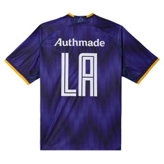Los Angeles Lakers Authmade x NBA Soccer Kit Fashion Jersey - Purple on sale