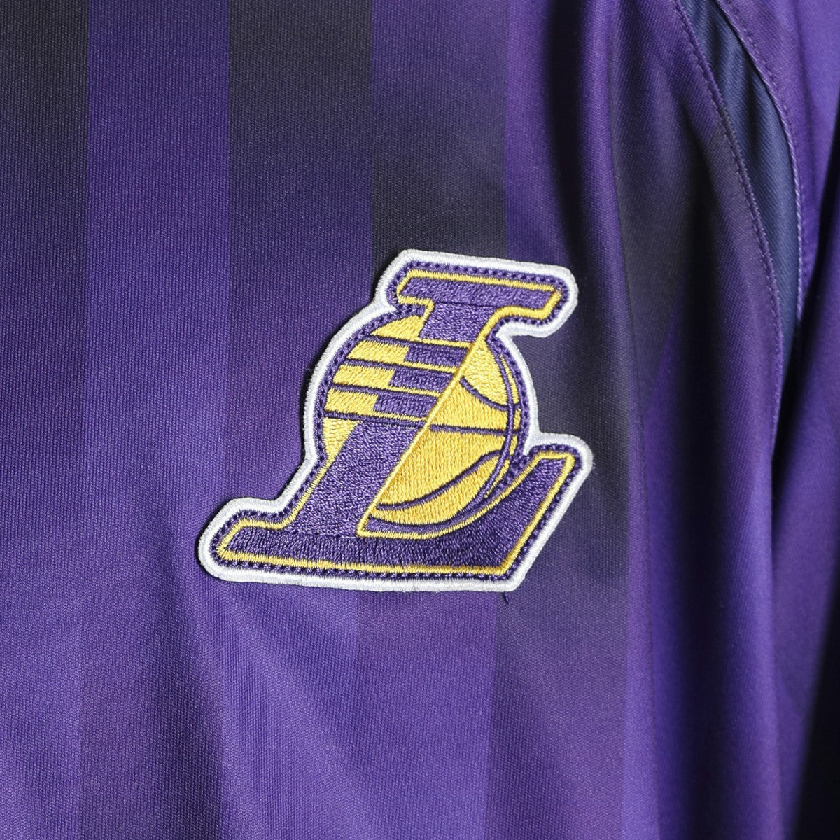 Los Angeles Lakers Authmade x NBA Soccer Kit Fashion Jersey - Purple on sale
