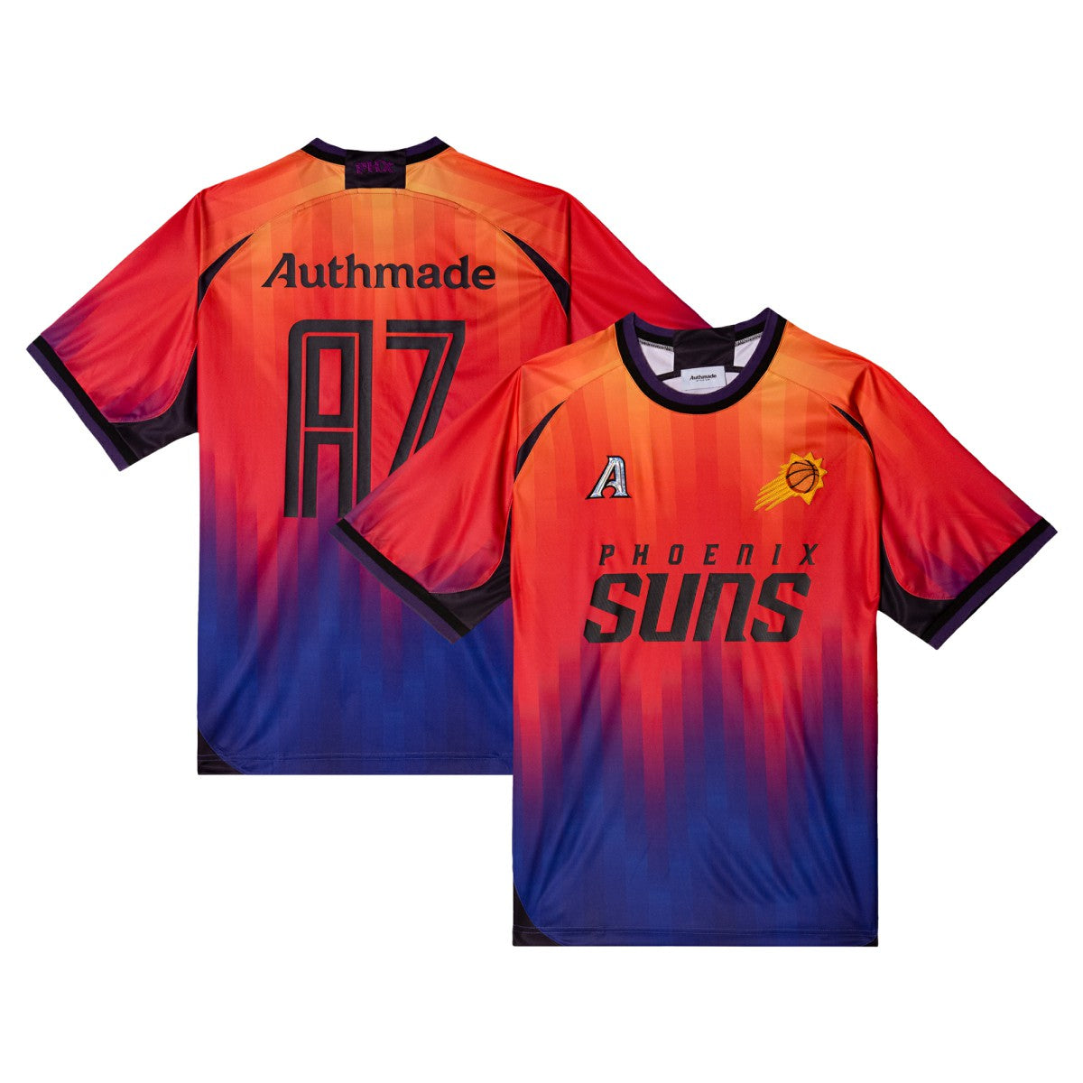 Phoenix Suns Authmade x NBA Soccer Kit Fashion Jersey - Orange online