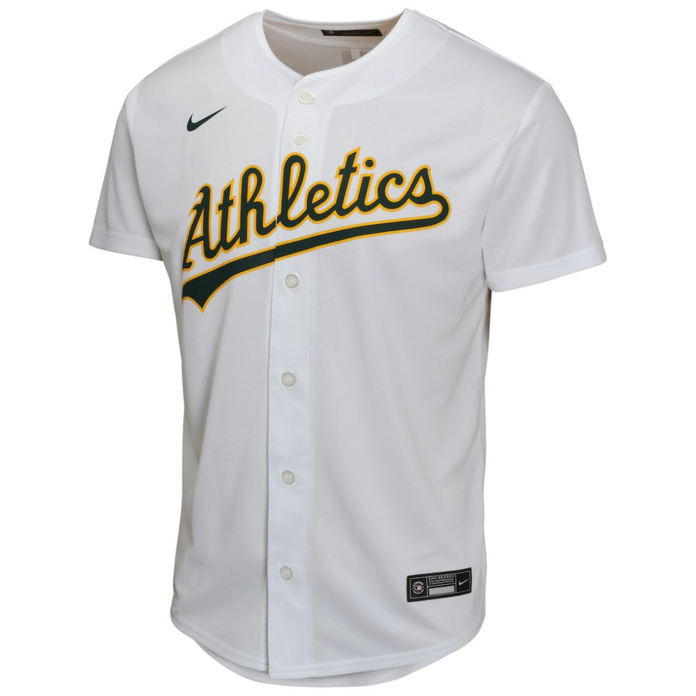 Zack Gelof Athletics Youth Home Game Player Jersey - Gray