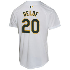 Zack Gelof Athletics Youth Home Game Player Jersey - Gray