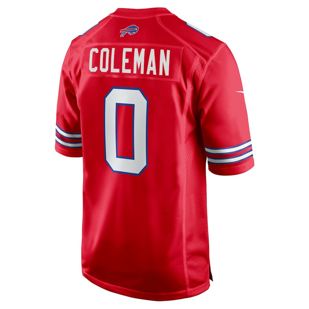 Keon Coleman Buffalo Bills Alternate Game Jersey - Red