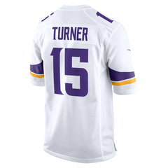 Dallas Turner Minnesota Vikings Game Jersey - White
