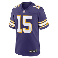 Dallas Turner Minnesota Vikings Alternate Game Jersey - Purple