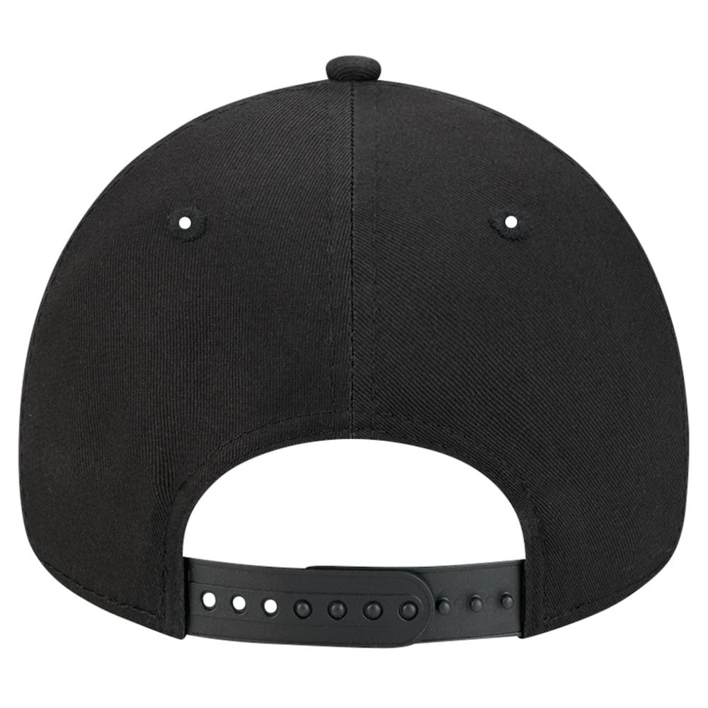 Atlanta Braves Tonal Pop 9FORTY A-Frame Adjustable Hat Black | New Era