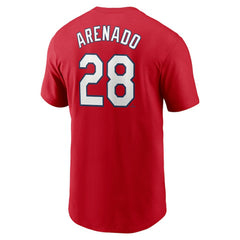 Nolan Arenado St. Louis Cardinals 2024 City Connect Fuse Name & Number T-Shirt Red | Nike