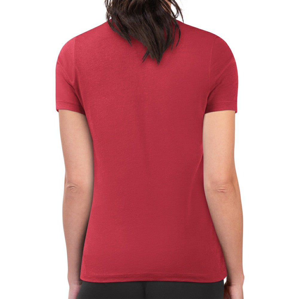 Cleveland Guardians G-III 4Her by Carl Banks Women's Super-Slim Fit Lightweight Team Logo Graphic T-Shirt Red