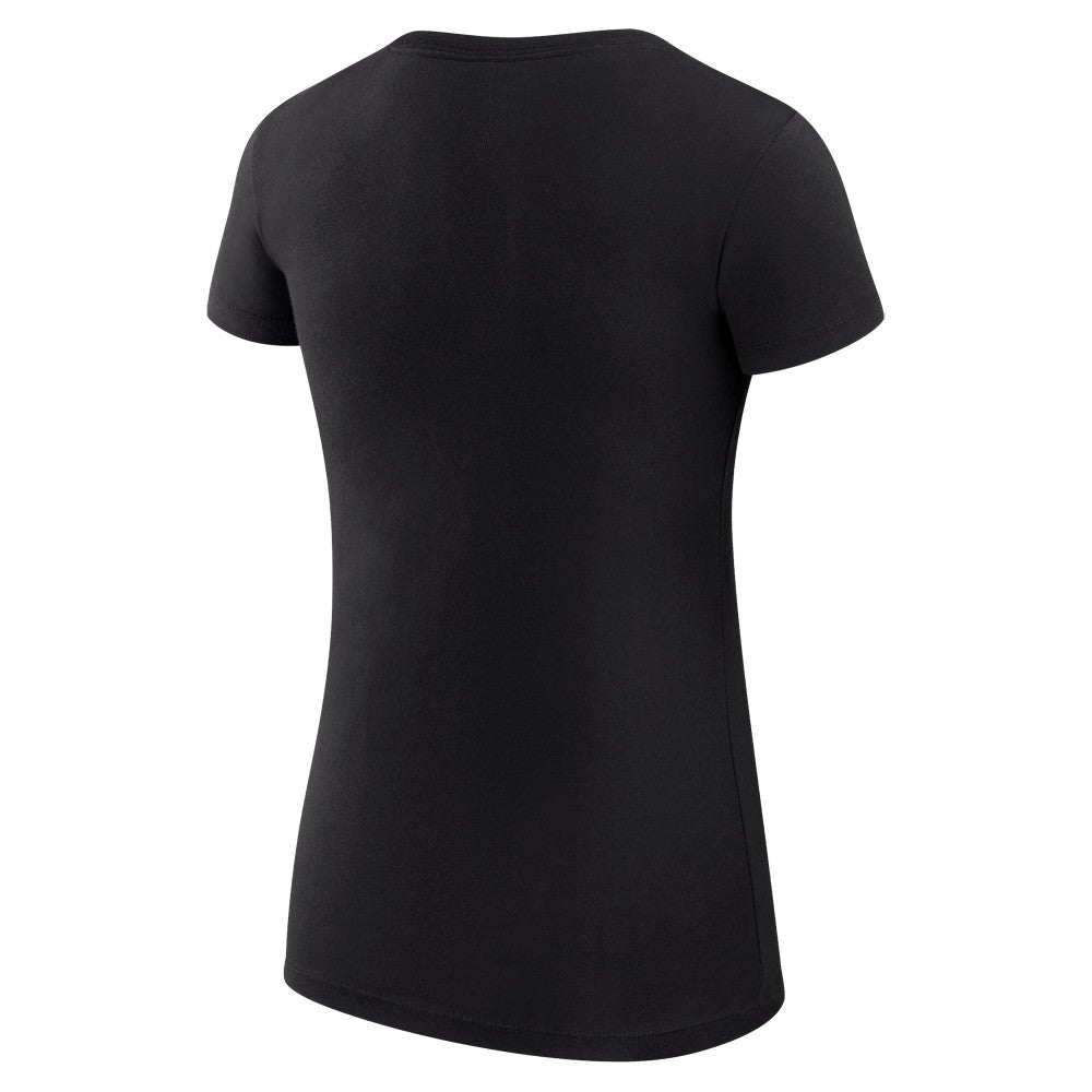 Cincinnati Reds G-III 4Her by Carl Banks Women's Super-Slim Fit Lightweight Team Logo Graphic T-Shirt Black
