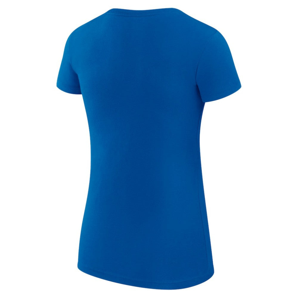 Los Angeles Dodgers G-III 4Her by Carl Banks Women's Super-Slim Fit Lightweight Team Logo Graphic T-Shirt Royal
