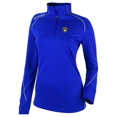 Milwaukee Brewers Women's Cooperstown Collection Shotgun 2.0 Omni-Wick Quarter-Zip Top - Royal | Columbia