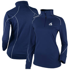 Chicago White Sox Women's Cooperstown Collection Shotgun 2.0 Omni-Wick Quarter-Zip Top - Navy | Columbia