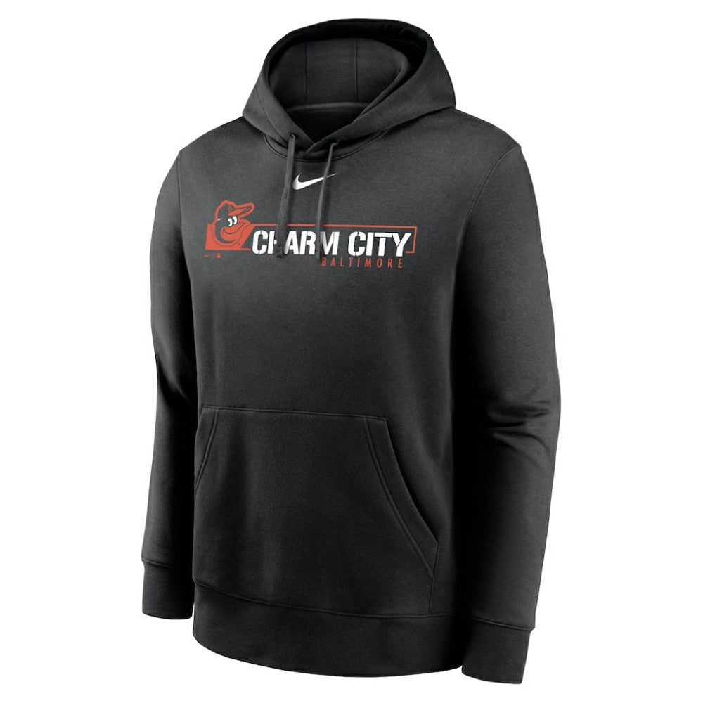 Baltimore Orioles Local Club Pullover Hoodie Black | Nike