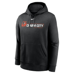 Baltimore Orioles Local Club Pullover Hoodie Black | Nike