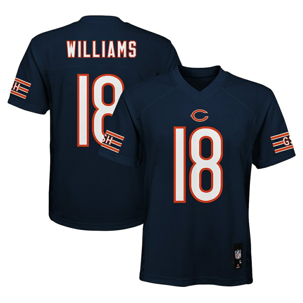 Caleb Williams Chicago Bears Youth Replica Player Jersey - Navy sale
