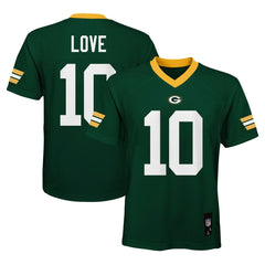 Jordan Love Green Bay Packers Youth Replica Player Jersey - Green discount