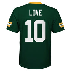 Jordan Love Green Bay Packers Youth Replica Player Jersey - Green discount