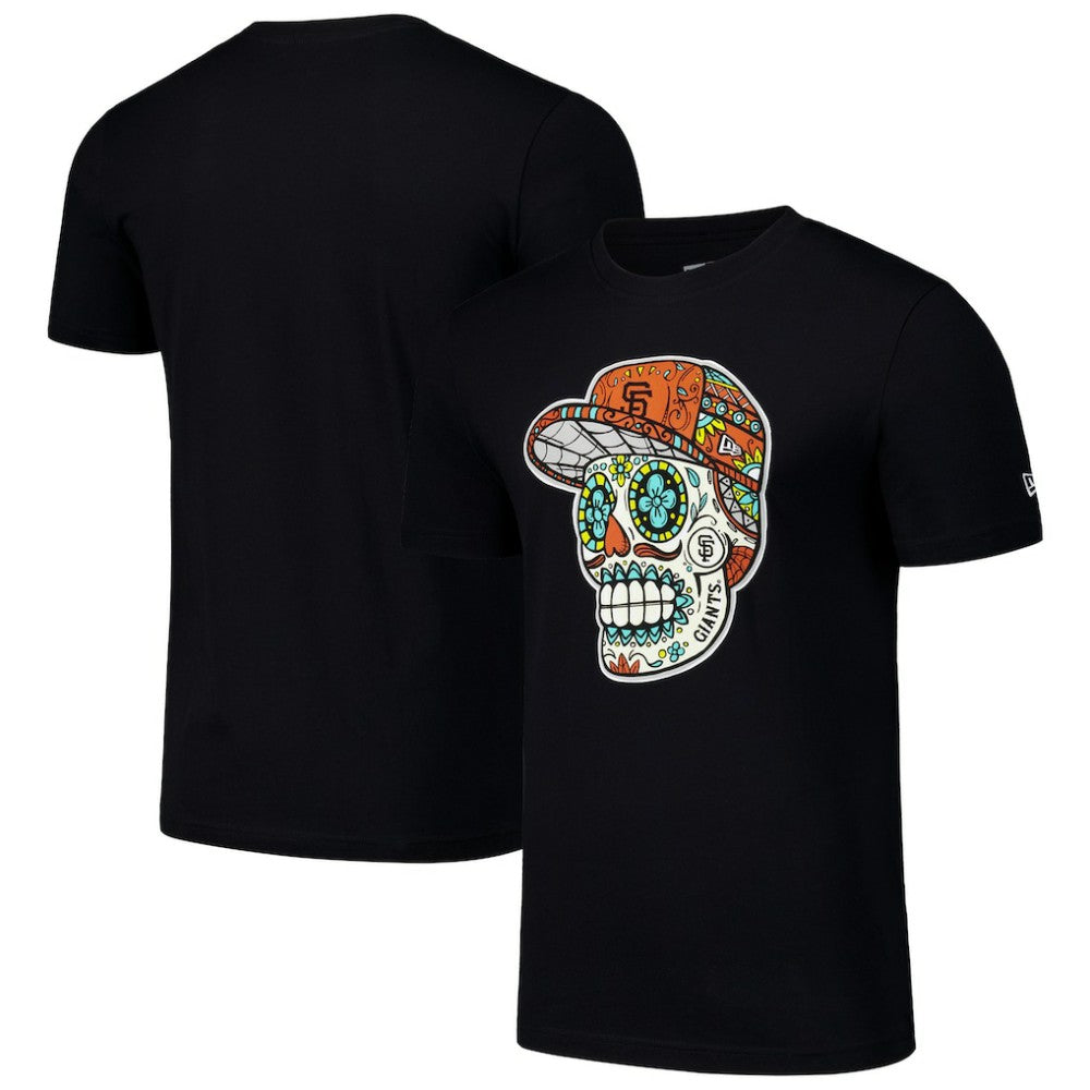 San Francisco Giants Sugar Skulls T-Shirt Black | New Era