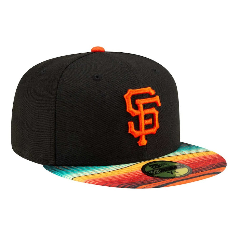San Francisco Giants Turn Back The Clock 59FIFTY Fitted Hat Black | New Era