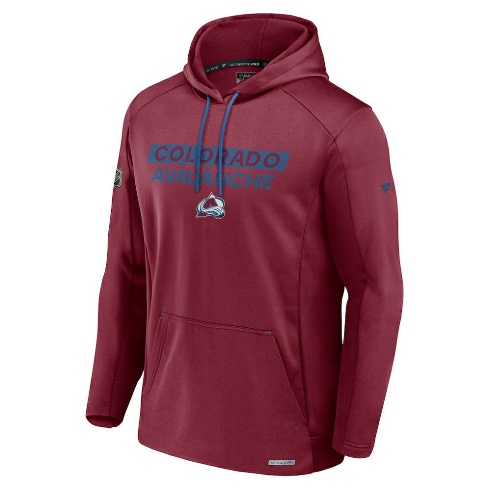 Colorado Avalanche Fanatics Authentic Pro Big & Tall Pullover Hoodie Burgundy