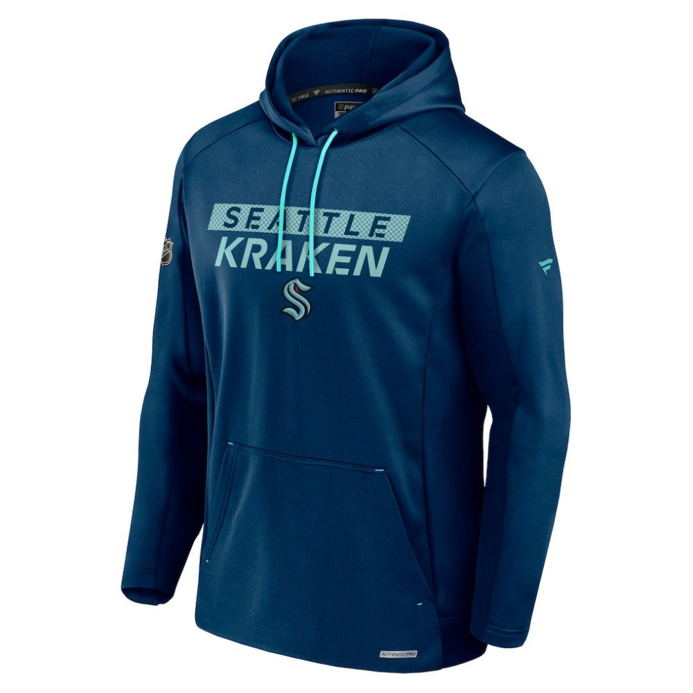 Seattle Kraken Fanatics Authentic Pro Big & Tall Pullover Hoodie Deep Sea Blue