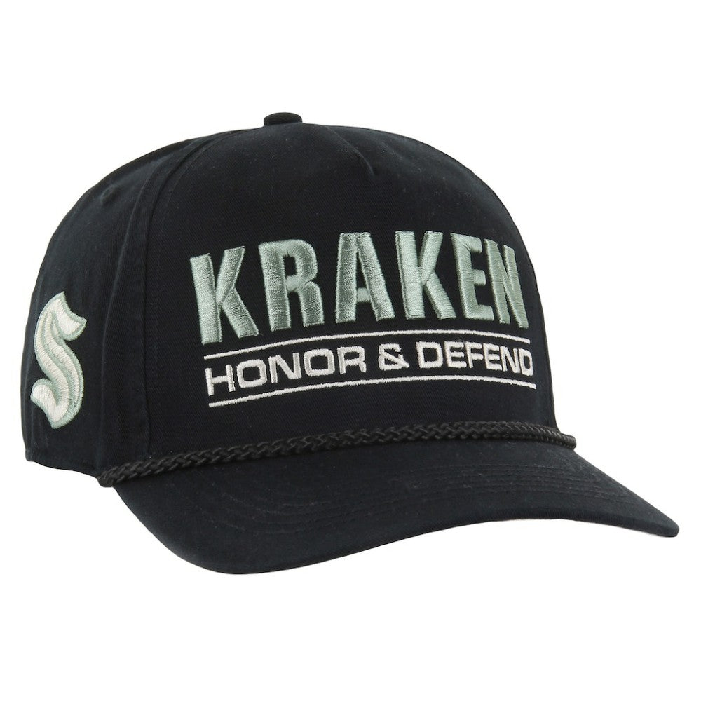 Seattle Kraken '47 OHT Military Appreciation Homeland Honor and Defend Hitch Adjustable Hat Black