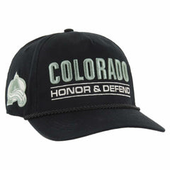 Colorado Avalanche '47 OHT Military Appreciation Homeland Honor and Defend Hitch Adjustable Hat Black