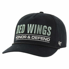 Detroit Red Wings '47 OHT Military Appreciation Homeland Honor and Defend Hitch Adjustable Hat Black