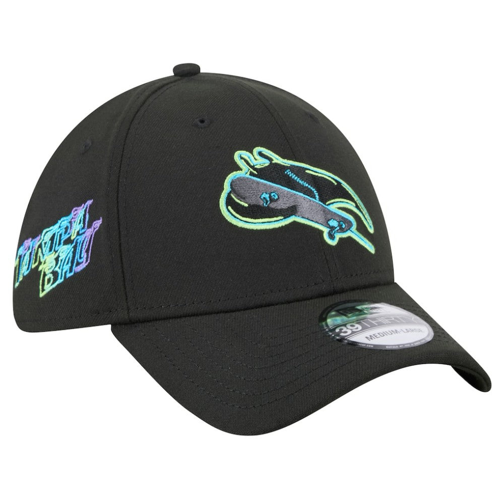 Tampa Bay Rays City Connect 39THIRTY Flex Hat Black | New Era