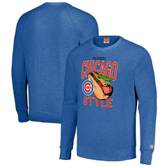 Chicago Cubs MLB x Guy Fieri’s Flavortown Unisex Tri-Blend Pullover Sweatshirt Royal