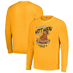 San Diego Padres MLB x Guy Fieri’s Flavortown Unisex Tri-Blend Pullover Sweatshirt Gold