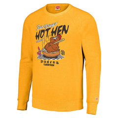 San Diego Padres MLB x Guy Fieri’s Flavortown Unisex Tri-Blend Pullover Sweatshirt Gold