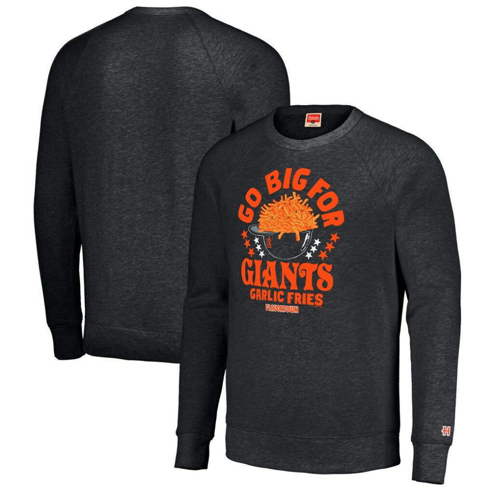 San Francisco Giants MLB x Guy Fieri’s Flavortown Unisex Tri-Blend Pullover Sweatshirt Charcoal