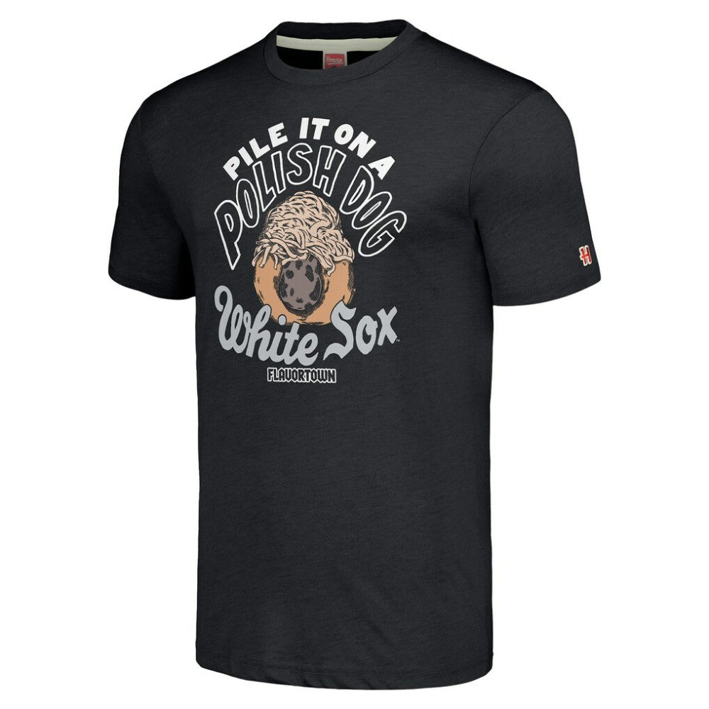Chicago White Sox MLB x Guy Fieri’s Flavortown Unisex Tri-Blend T-Shirt Charcoal