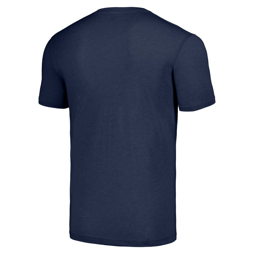 Cleveland Guardians MLB x Guy Fieri’s Flavortown Unisex Tri-Blend T-Shirt Navy