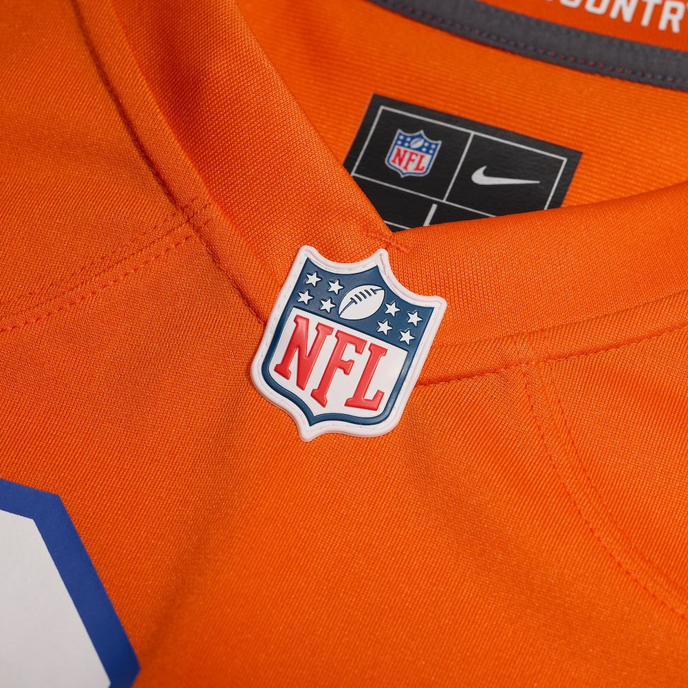 Bo Nix Denver Broncos Mile High Collection 1977 Throwback Player Game Jersey - Orange