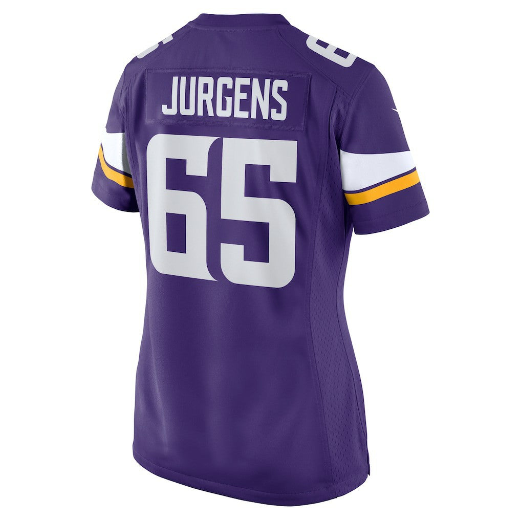 Michael Jurgens Minnesota Vikings Women's Game Jersey - Purple