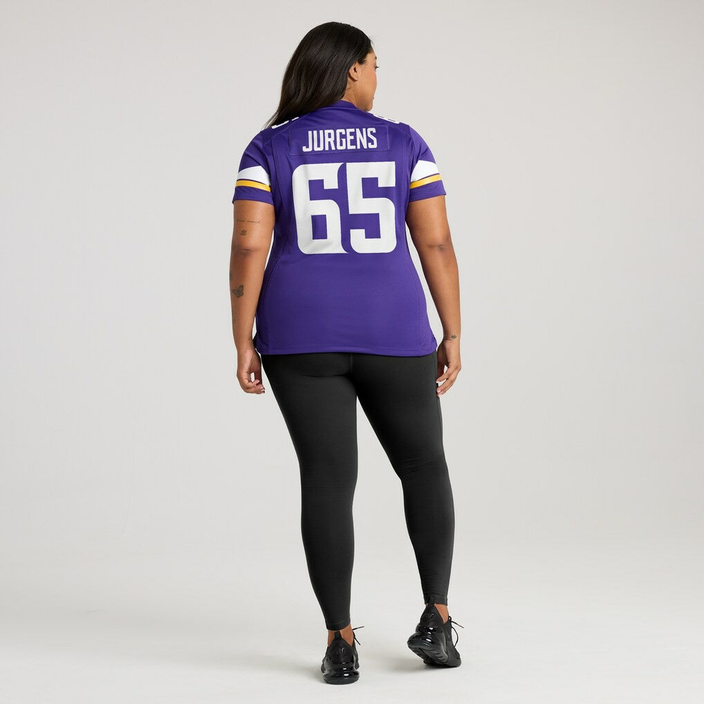 Michael Jurgens Minnesota Vikings Women's Game Jersey - Purple