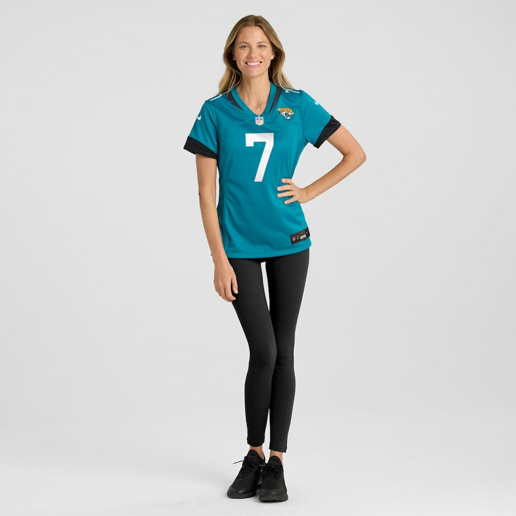 Brian Thomas Jr. Jacksonville Jaguars Women's Game Jersey - Teal