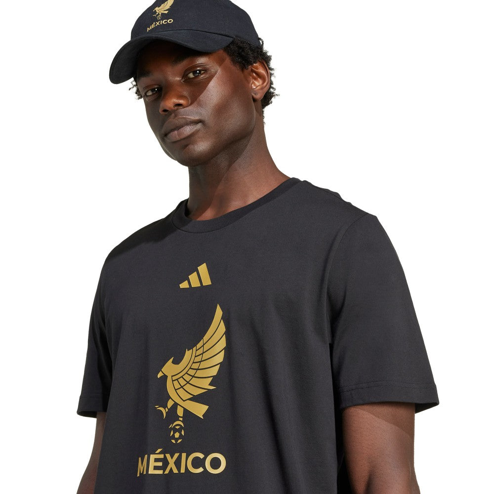 Mexico National Team 2025 Third Jersey DNA Graphic T-Shirt Black - Adidas