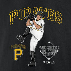 Paul Skenes Pittsburgh Pirates Welcome To The Show T-Shirt Black