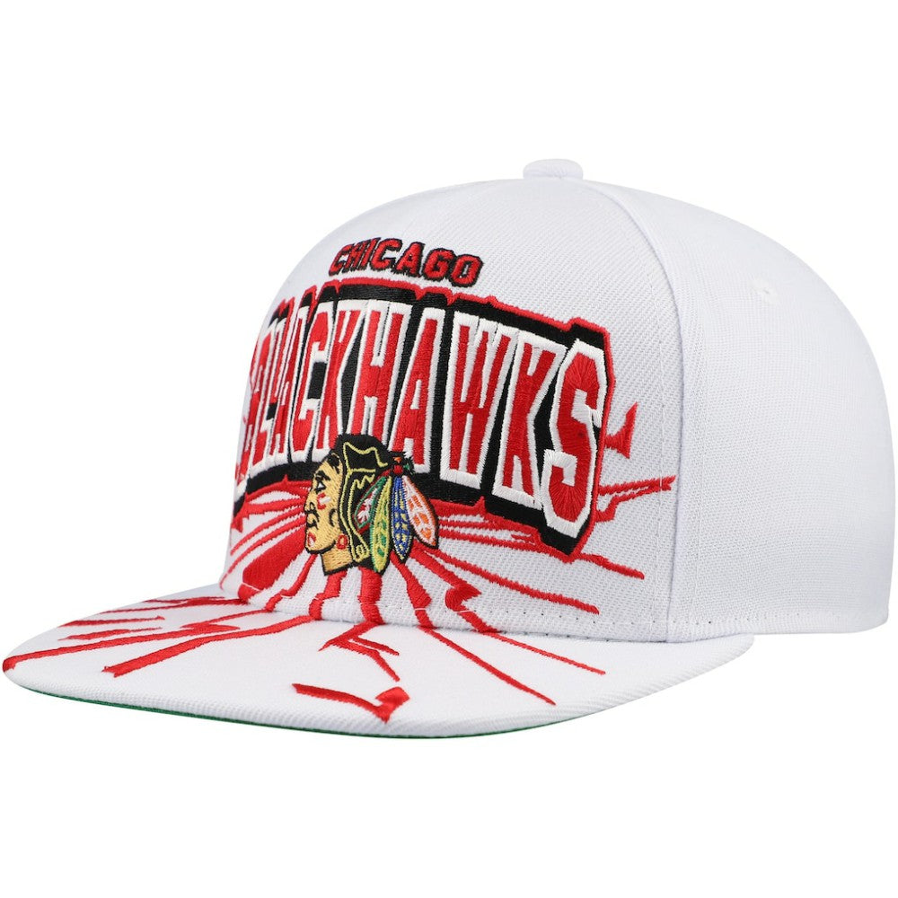 Chicago Blackhawks Mitchell & Ness Youth After Shock Snapback Hat White