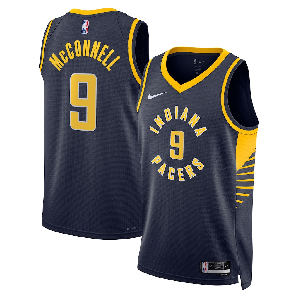 T.J. McConnell Indiana Pacers Unisex Swingman Replica Jersey - Icon Edition - Navy