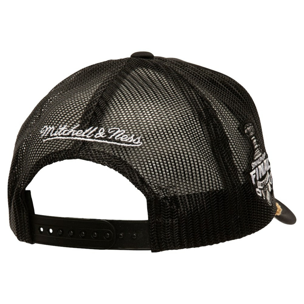 Boston Bruins Mitchell & Ness SOUL Collection Golden Stanley Cup Champions Trucker Adjustable Hat Black
