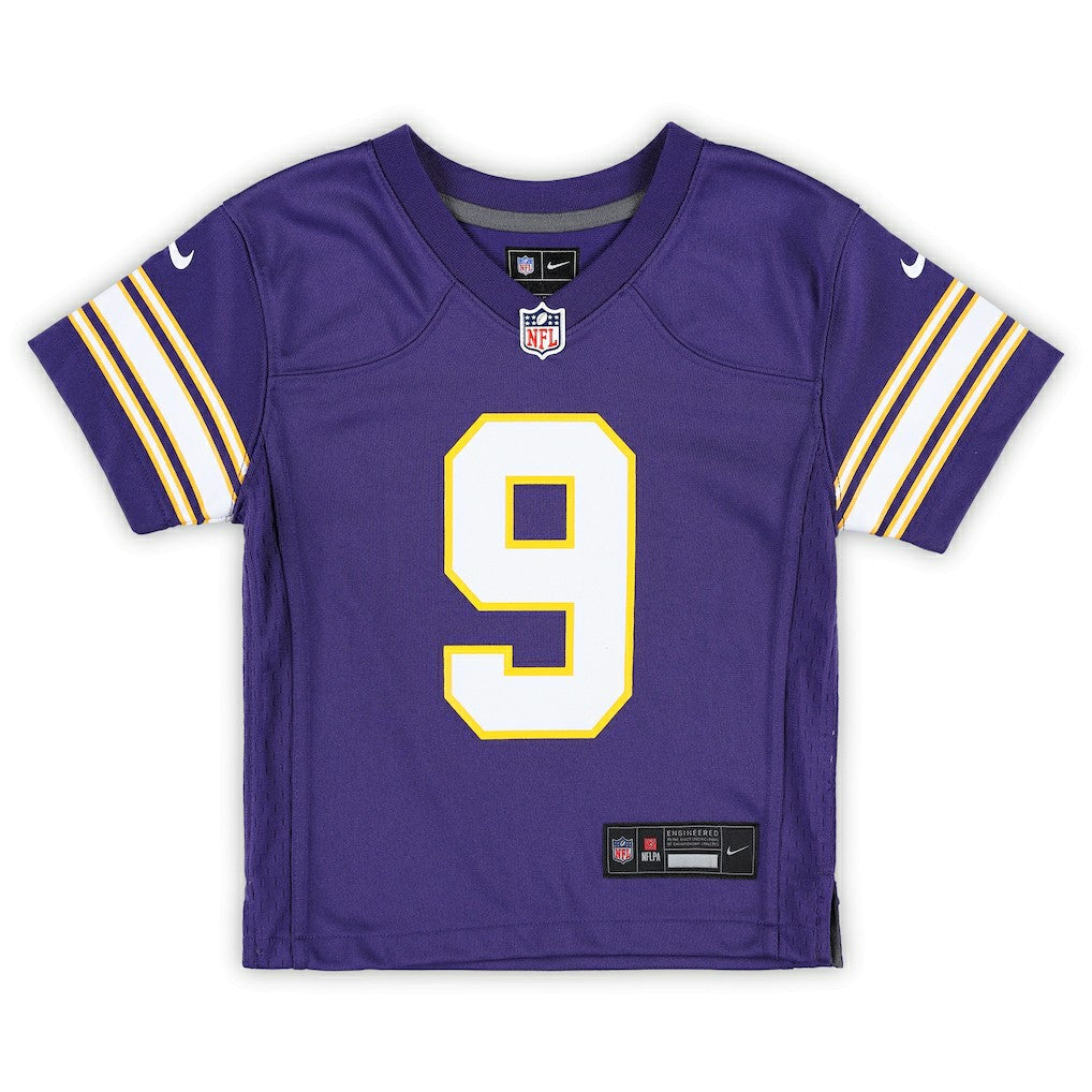 J.J. McCarthy Minnesota Vikings Preschool Classic Player Game Jersey - Purple