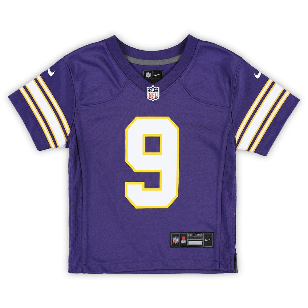 J.J. McCarthy Minnesota Vikings Preschool Classic Player Game Jersey - Purple